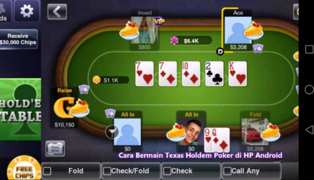 cara main texas holdem poker di hp android