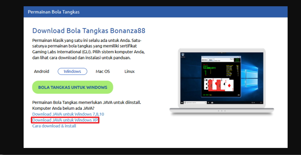 perangkat java windows XP