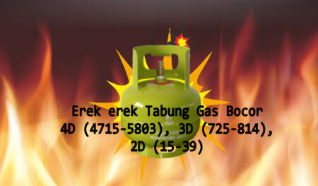 Erek erek tabung gas bocor