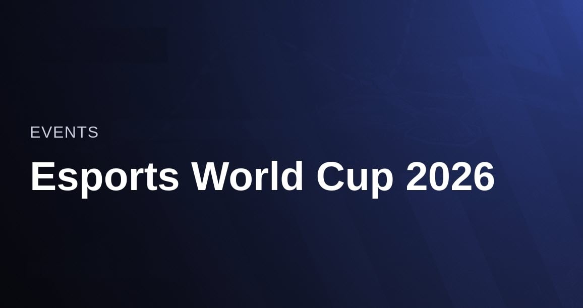 Esport World Cup 2026 Resmi Digelar, Ini Game dan Hadiah yang Diperebutkan esport world cup 2026