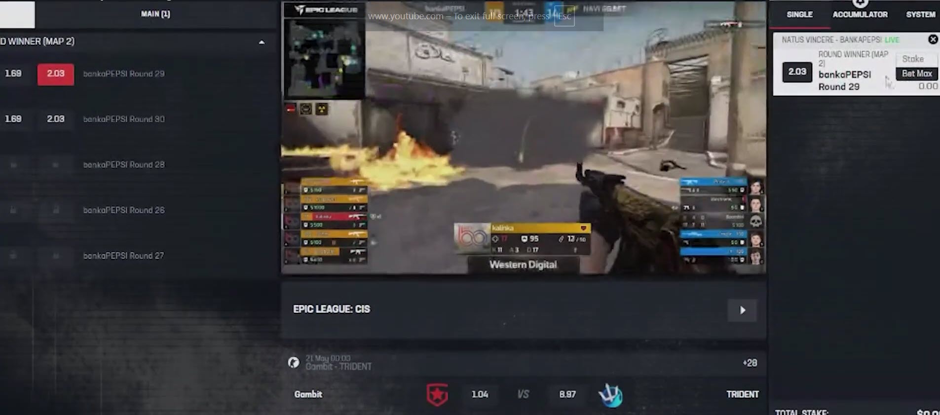 judi esport online counter strike game