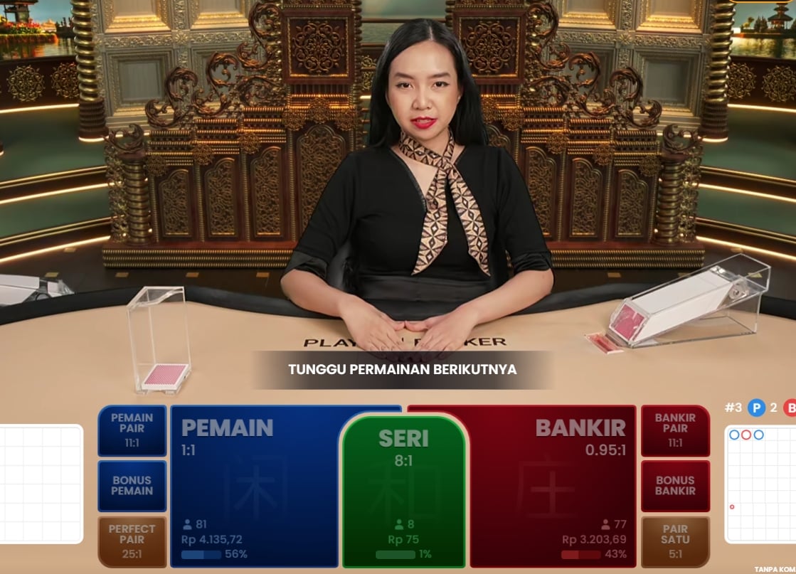 Baccarat shoe di Bonanza88, kartu dikocok manual sebelum dmasukkan kedalamnya