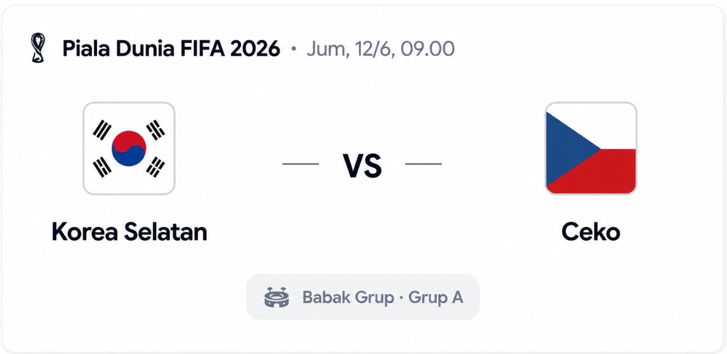 Piala dunia Fifa 12 Juni 2026 - 9 WIB