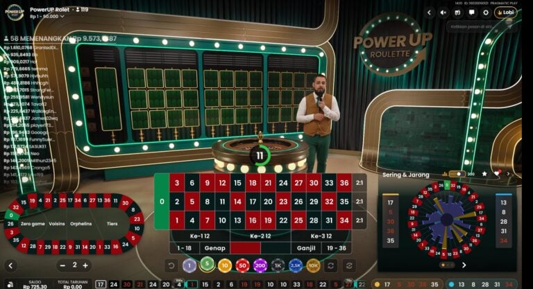 Live roulette