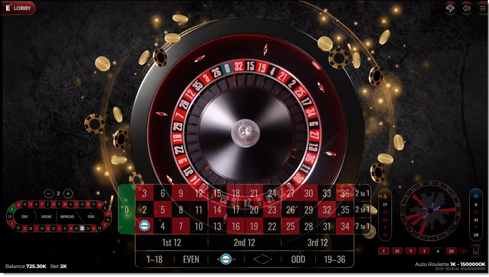 Auto roulette dari Evolution di Bonanza88