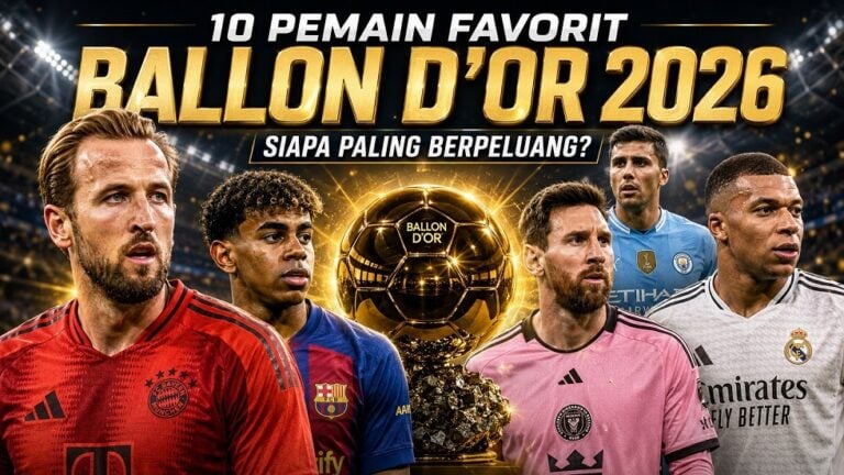 Daftar calon pemenang Ballon d'Or 2026.