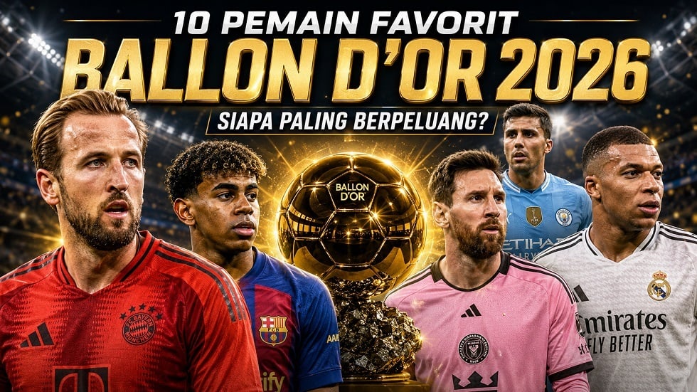 Daftar calon pemenang Ballon d'Or 2026.