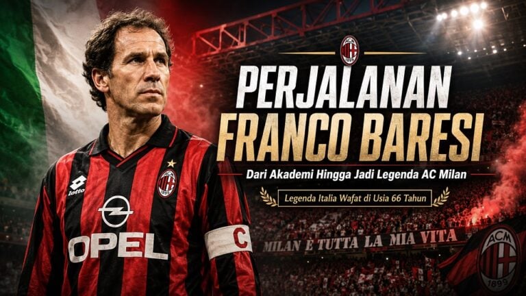 Legenda sepak bola Italia dan AC Milan, Franco Baresi.