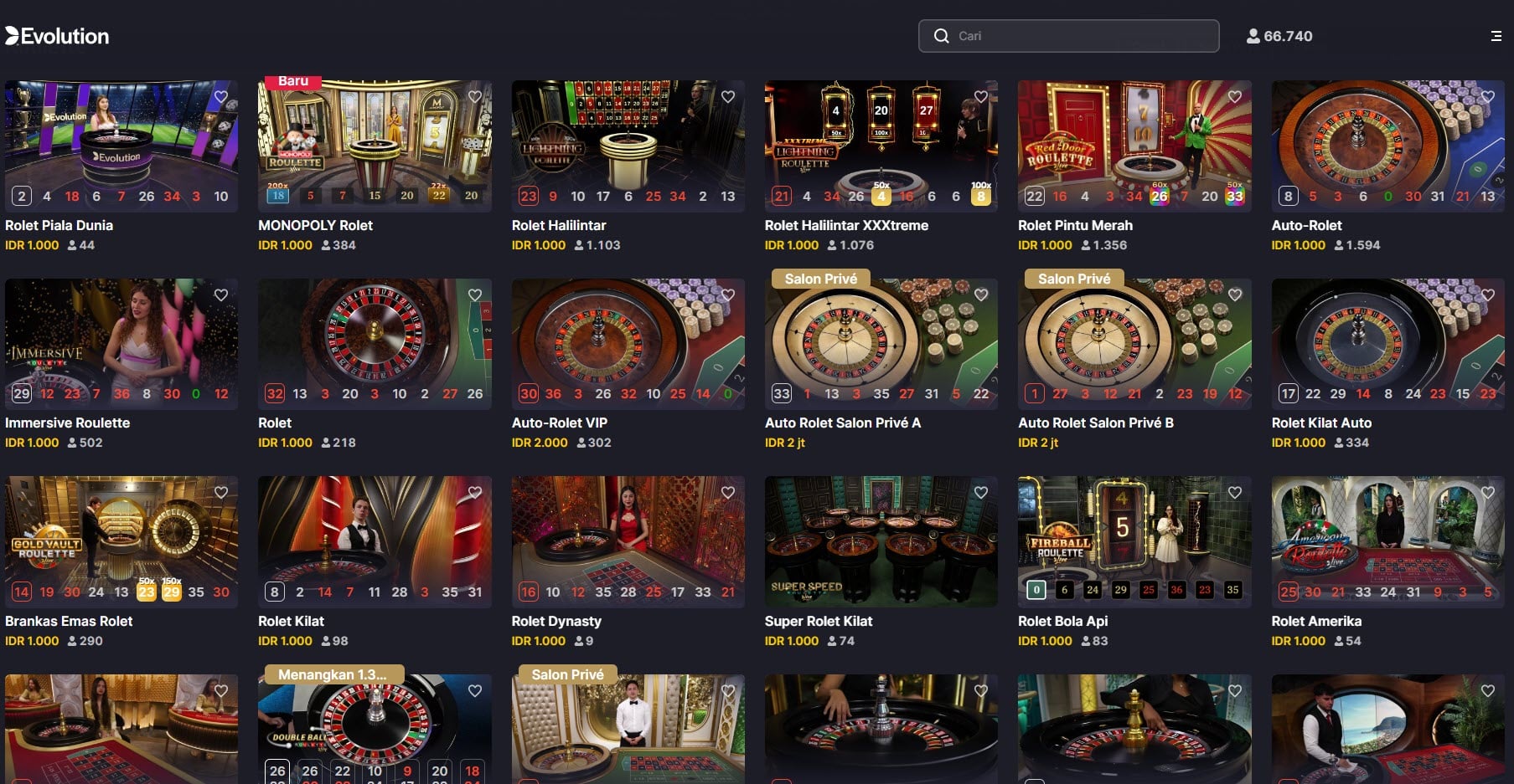 live roulette varian evolution bonanza88