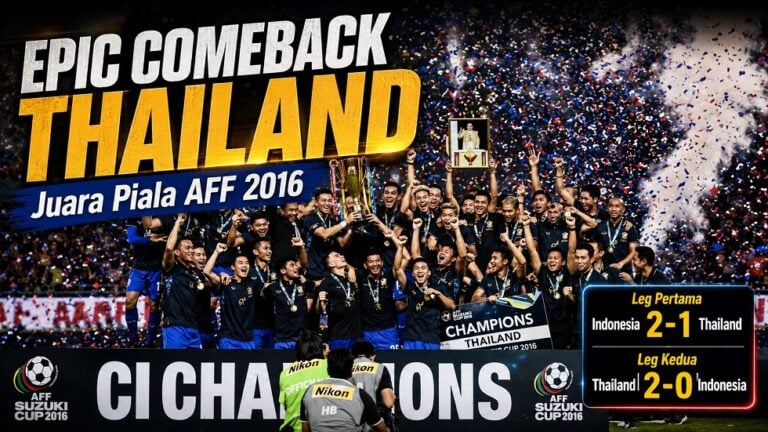 Thailand mengalahkan Indonesia pada final Piala AFF 2016.