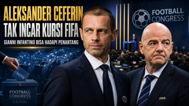 Aleksander Ceferin menolak maju menggantikan Gianni Infantino sebagai Presiden FIFA.