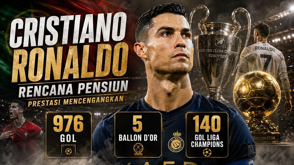 Cristiano Ronaldo memberi sinyal pensiun.