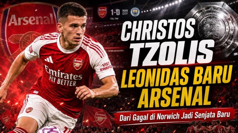 Christos Tzolis bangkit dari kegagalan di Norwich dan kini bersinar bersama Arsenal.