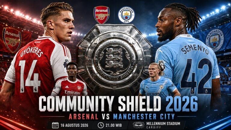 Community Shield 2026: Arsenal vs Manchester City