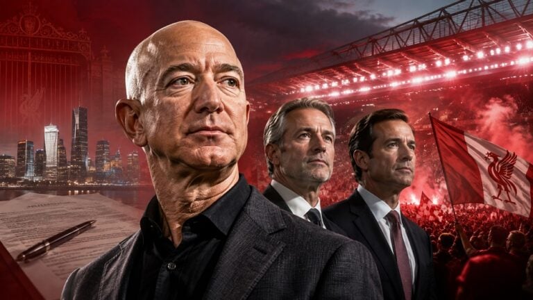 Jeff Bezos mendekati kesepakatan membeli lebih dari 30 persen saham Liverpool bersama konsorsium Amit Bhatia dengan valuasi klub Rp97 triliun.