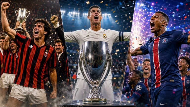 3 Klub Back to Back Juara Piala Super UEFA