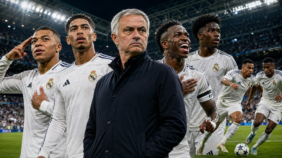 Jose Mourinho mulai membentuk tim utama Real Madrid. Empat bintang disebut tak tersentuh, sementara Trent Alexander-Arnold harus bersaing dengan Dumfries.