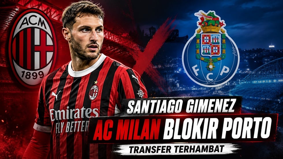 Santiago Gimenez Ditahan AC Milan dari Porto