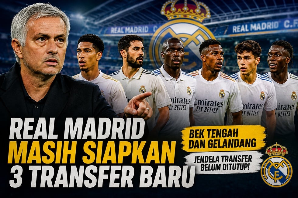 Real Madrid dikabarkan masih merencanakan tiga transfer baru setelah mendatangkan enam pemain pada bursa musim panas.