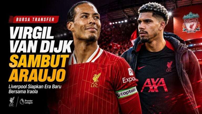 Virgil van Dijk menyambut rencana kedatangan Ronald Araujo ke Liverpool saat Andoni Iraola mulai membangun era baru di Anfield.