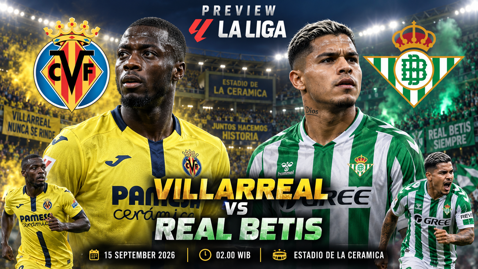 Preview Villarreal vs Real Betis