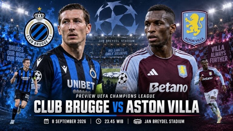 Preview Club Brugge vs Aston Villa