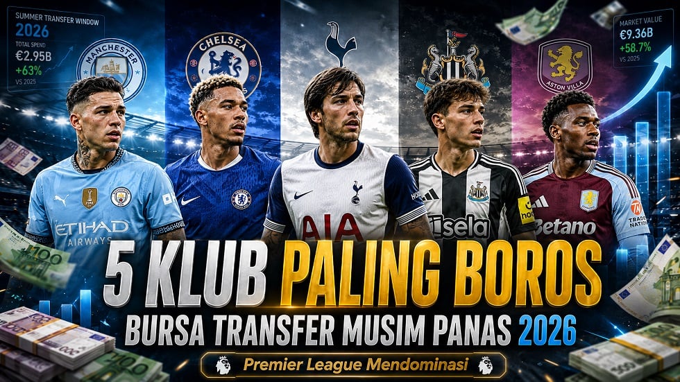 5 Klub Paling Boros di Bursa Transfer 2026
