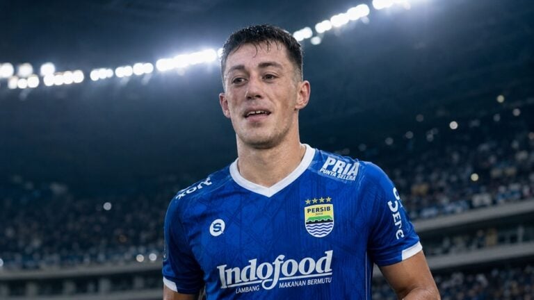 Mariano Peralta, pemain bintang Persib Bandung.